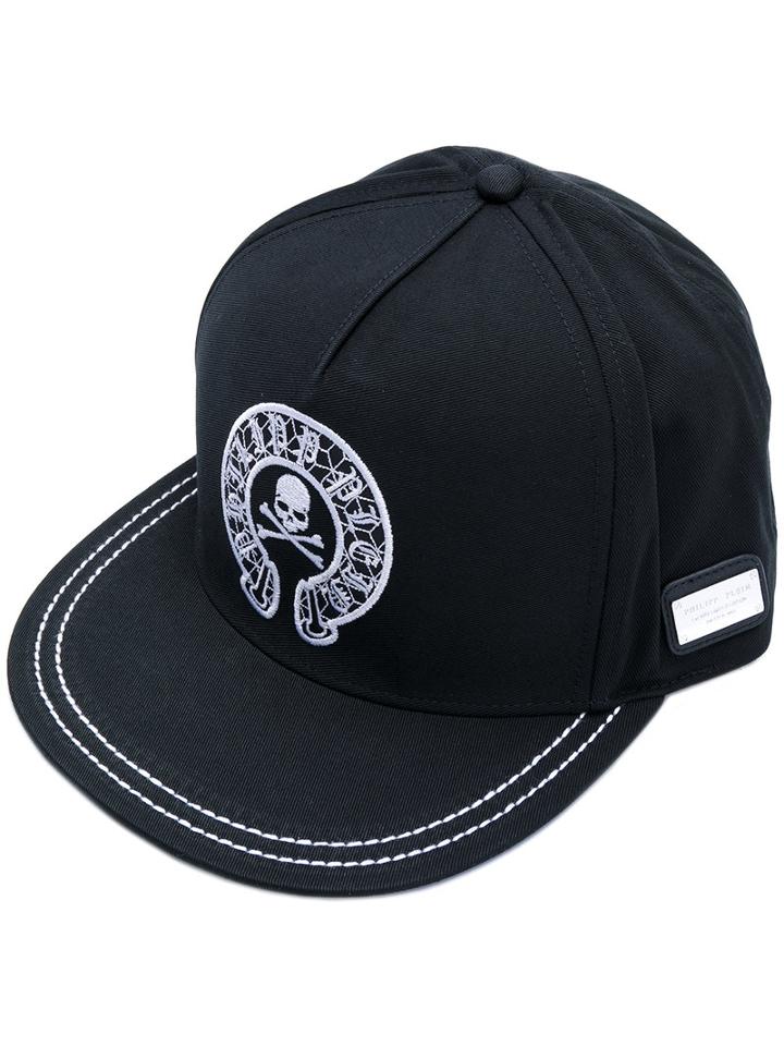 Philipp Plein - Bonifay Baseball Cap - Men - Cotton/polyester - One Size, Black, Cotton/polyester