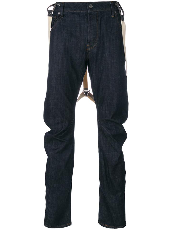 G-star Loose Fit Suspender Jeans - Blue
