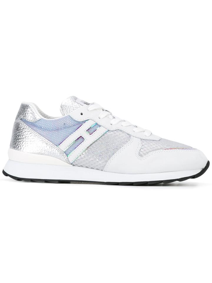 Hogan Rebel R261 Lace-up Sneakers - White