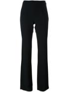 Msgm High Waist Trousers - Black