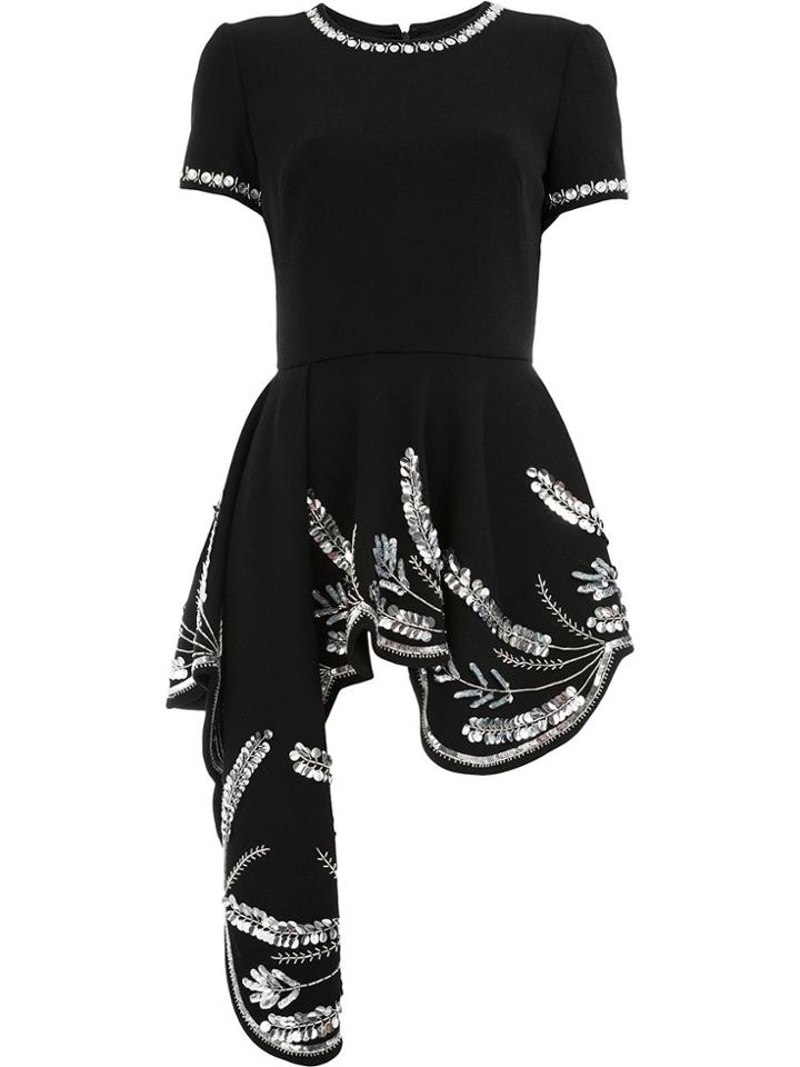 Oscar De La Renta Oscar De La Renta 18fe729stw Black W/crstl Virgin