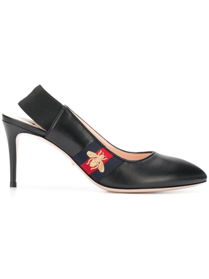 Gucci Slingback Pumps - Black