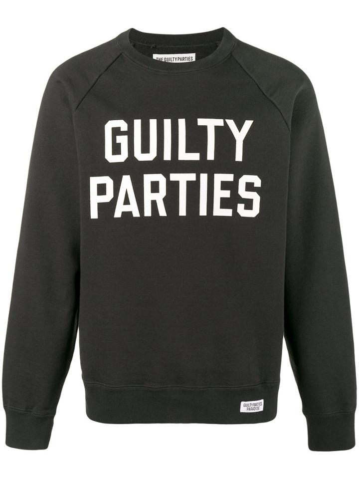 Wacko Maria - Guilty Parties Sweatshirt - Men - Cotton - S, Black, Cotton