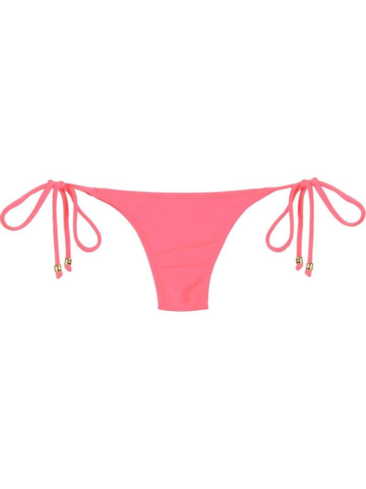 Blue Man Side Tie Fastenings Bikini Bottom, Women's, Size: Pp, Pink/purple, Polyamide/spandex/elastane