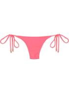 Blue Man Side Tie Fastenings Bikini Bottom, Women's, Size: Pp, Pink/purple, Polyamide/spandex/elastane