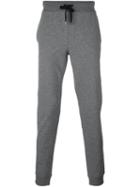 Michael Kors Drawstring Waistband Track Pants, Men's, Size: Large, Grey, Cotton/spandex/elastane