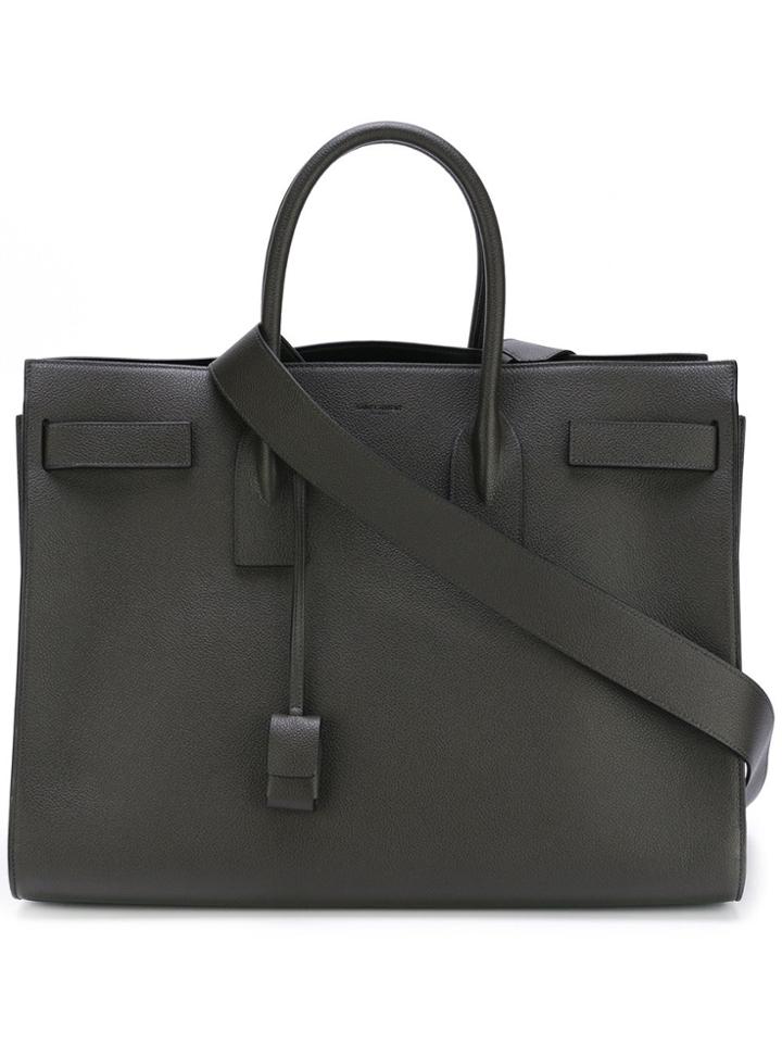 Saint Laurent Large 'sac De Jour' Tote - Grey