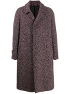 Salvatore Ferragamo Single-breasted Two Tone Coat - Black