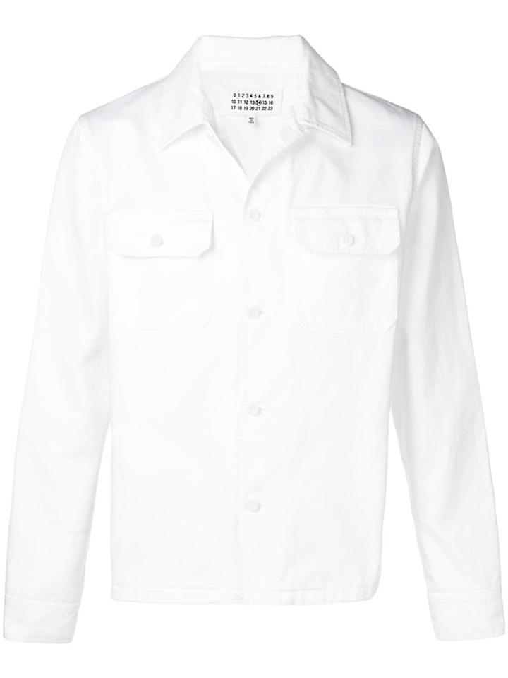 Maison Margiela Buttoned Shirt Jacket - White