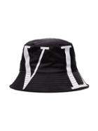 Valentino Valentino Garavani Vring Logo Hat - Black
