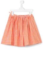 Marni Kids - Checked Full Skirt - Kids - Cotton - 14 Yrs, Yellow/orange