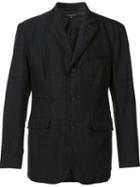 Engineered Garments Buttoned Blazer, Men's, Size: Small, Black, Cotton/wool