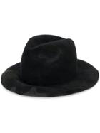 Yohji Yamamoto Fedora Hat - Black