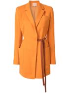 Roksanda Belt Detail Blazer - Orange