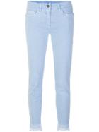 Luisa Cerano Cropped Jeans - Blue