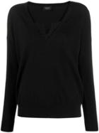 Liu Jo Lace Insert Jumper - Black