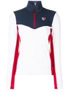 Rossignol Colour Block Zipped Sweatshirt - White