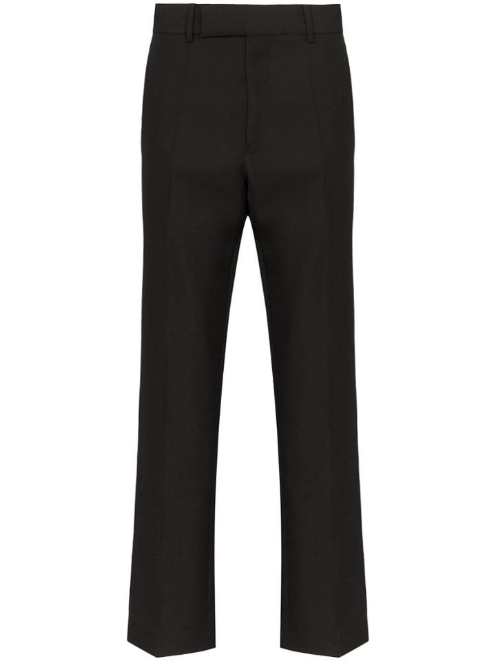 Haider Ackermann Miles Slim Leg Wool Trousers - Black