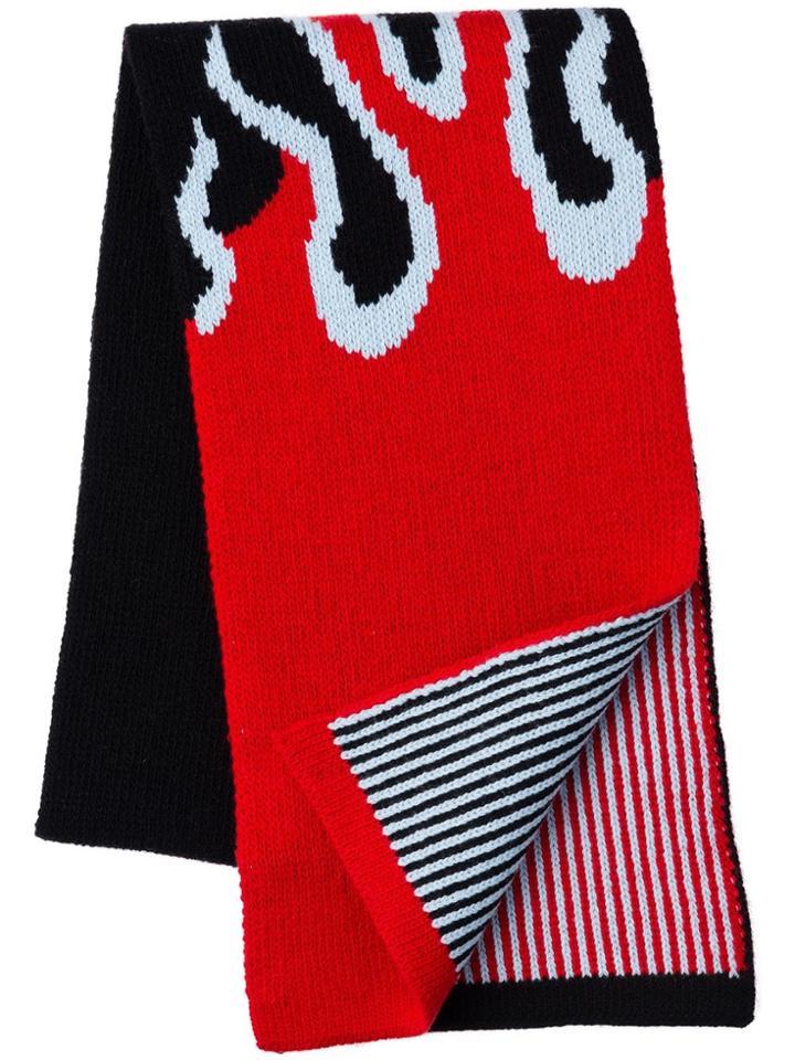 Prada Wool And Cashmere Scarf - Black