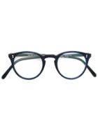 'o'malley' Glasses, Blue, Acetate, Oliver Peoples