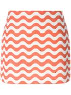 Au Jour Le Jour Wave Print Skirt