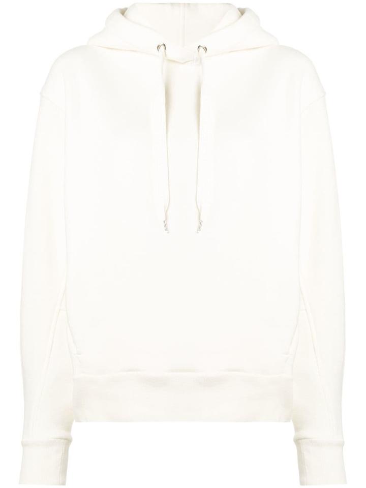 Closed Casual Jersey Hoodie - White
