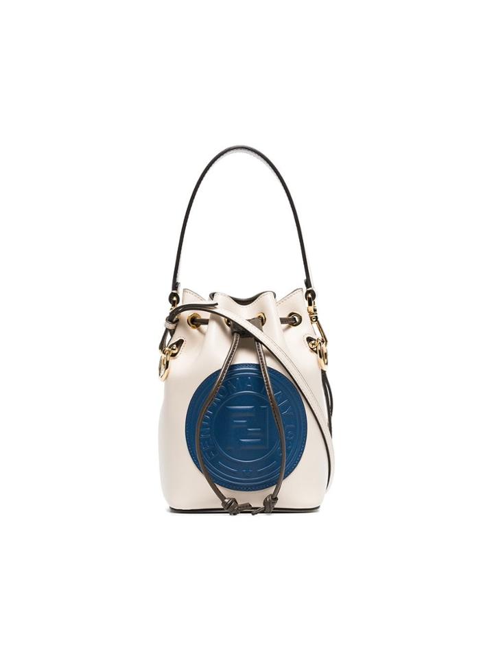 Fendi Leather Bucket Bag - Nude & Neutrals