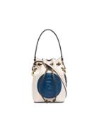 Fendi Leather Bucket Bag - Nude & Neutrals