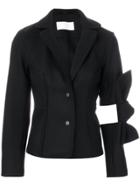 Roberts Wood Bow Embellished Jacket - Black