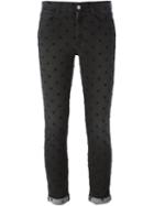 Stella Mccartney Embroidered Jeans, Women's, Size: 27, Black, Cotton/spandex/elastane