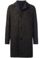 Mp Massimo Piombo Single Breasted Coat, Men's, Size: 54, Brown, Cupro/wool/polyamide/alpaca