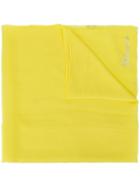 Blumarine Silk Sheer Scarf - Yellow