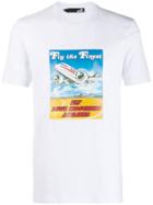 Love Moschino Love Moschino Airlines T-shirt - White
