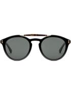 Gucci Eyewear Occhiali Da Sole Rotondi In Acetato - Black