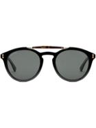 Gucci Eyewear Occhiali Da Sole Rotondi In Acetato - Black