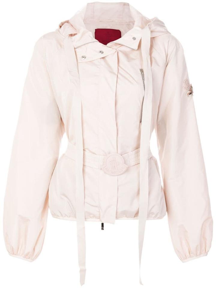 Moncler Belted Nylon Jacket - Pink