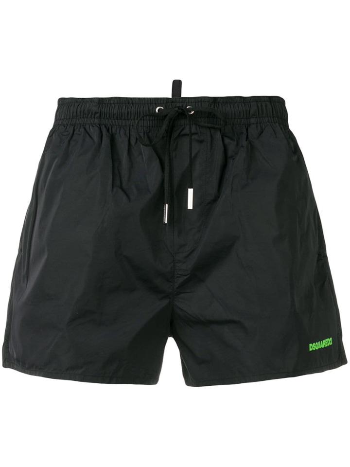 Dsquared2 Icon Logo Swim Shorts - Black
