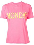 Alberta Ferretti Monday Print T-shirt - Pink