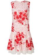 Ermanno Scervino Floral Print Shift Dress - White