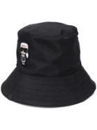 Karl Lagerfeld K/ikonik Bucket Hat - Black