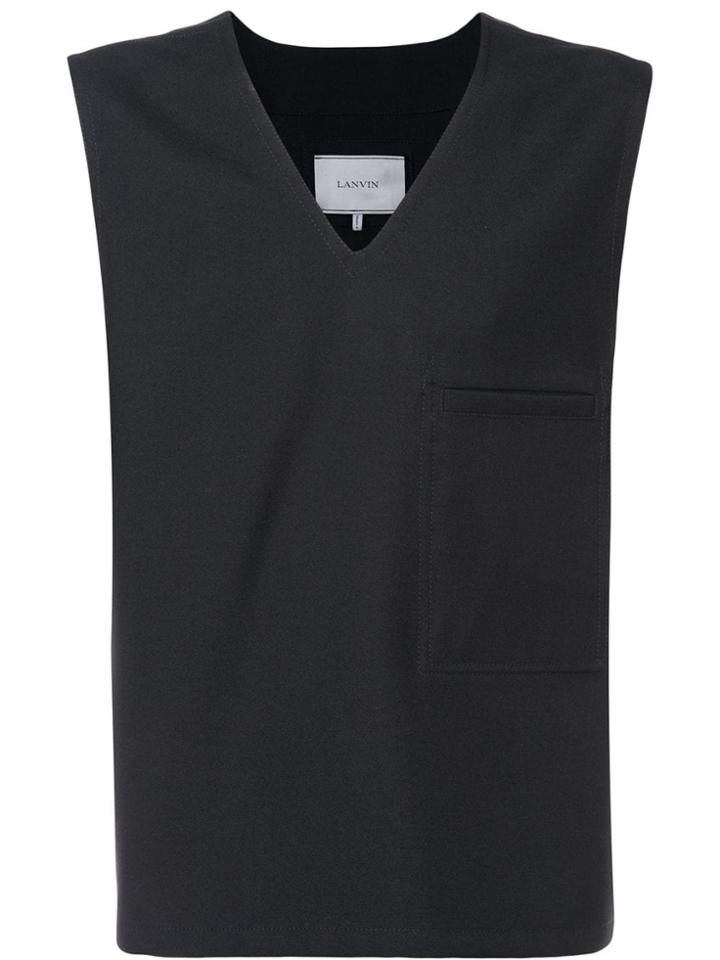 Lanvin Minimal Vest - Black