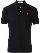 Comme Des Garçons Play Classic Polo Shirt, Men's, Size: Medium, Black, Cotton