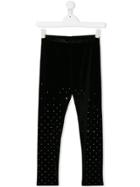 Philosophy Di Lorenzo Serafini Kids Teen Embellished Leggings - Black