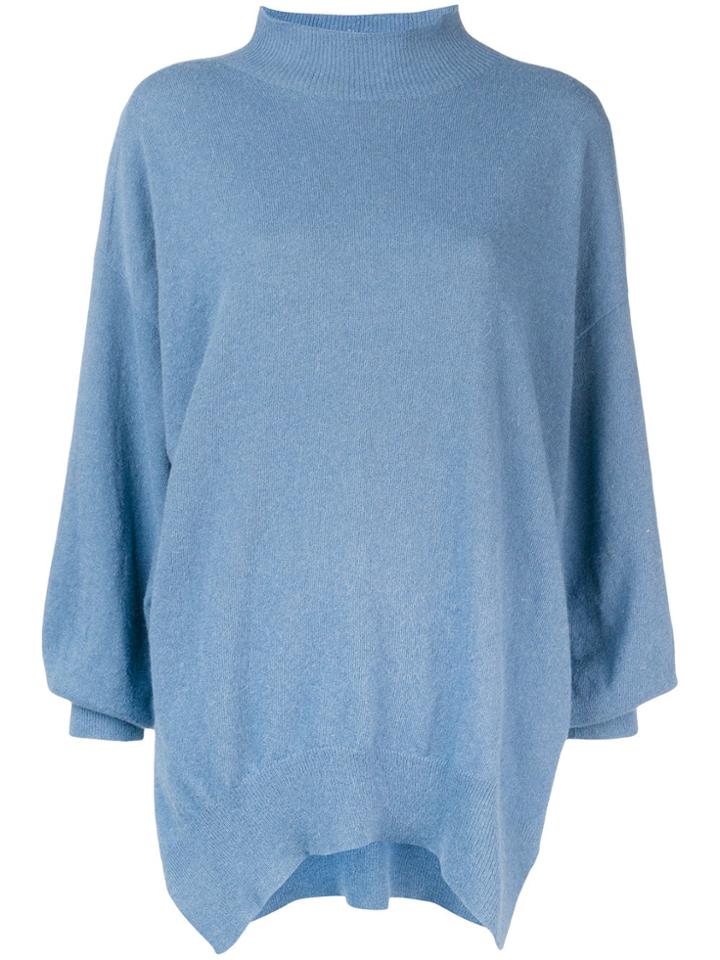 Pinko Mammola Oversized Jumper - Blue