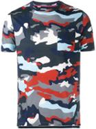 Moncler Gamme Bleu Camouflage Print T-shirt, Men's, Size: Xxl, Cotton/wool