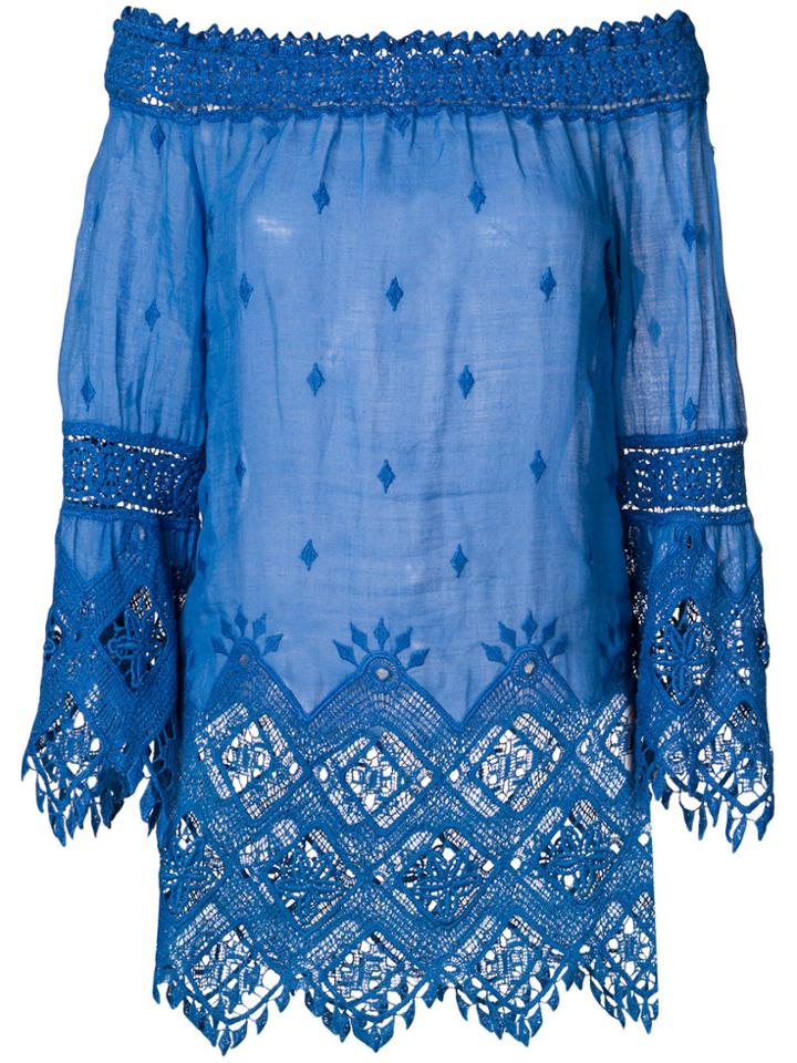 Temptation Positano Britania Blouse - Blue