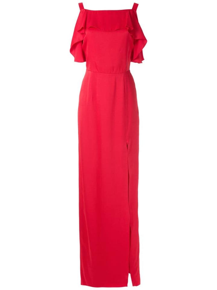 Tufi Duek Vestido Longo De Seda - Red