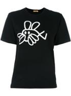 Peter Jensen Fish Rabbit T-shirt, Women's, Size: Small, Black, Cotton