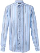 Dolce & Gabbana - Striped Shirt - Men - Cotton - 43, Blue, Cotton