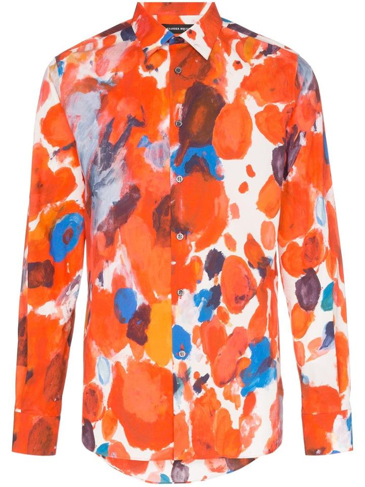 Alexander Mcqueen Paint Palette Cotton Shirt - 8500 Multicoloured